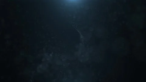 Dark abstract background with soft flowing particles and subtle light waves, Stock Footage 325371336