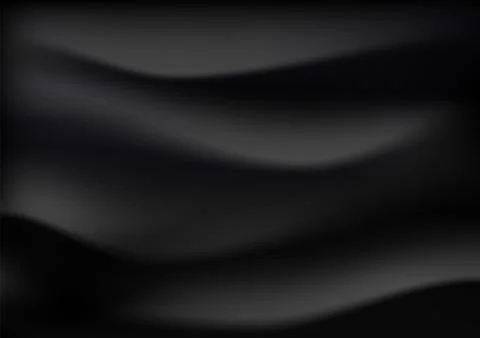 Dark abstract background with soft flowing waves black texture mysterious e.. Stock Illustration