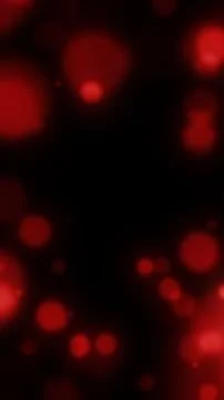 Dark abstract background with soft red glowing bokeh lights, creating a drama 스톡 일러스트