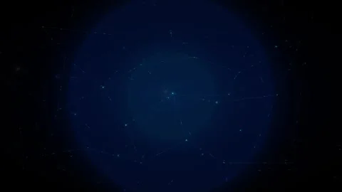 Dark abstract background with a subtle glowing network of interconnected po.. 動画素材 335826369