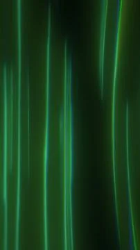 Dark abstract background with vertical green neon light lines, digital ener.. Stock Illustration