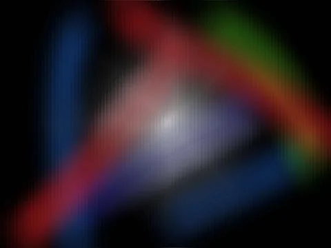 Dark Abstract Background with Vertical Ribbed Texture and Blurred Multicolo.. Stock Illustration