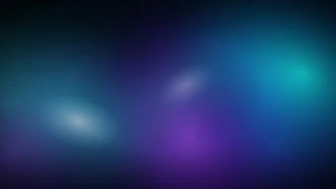 Dark abstract background with vibrant blue purple teal glowing light orbs 動画素材 336364989