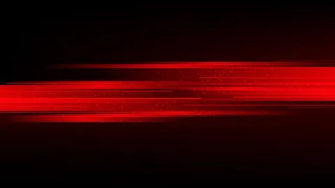 Dark abstract background vibrant red horizontal light beams, glowing crimso.. Stock Illustration