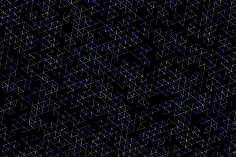 Dark abstract background with white geometric lines and shapes Stock Illustration