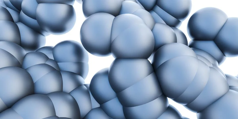 Dark abstract ball sphere visualization background 3d render illustration Stock Illustration