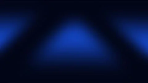 Dark Abstract Blue Digital Background with Glowing Geometric Shapes for Mod.. Stock Illustration