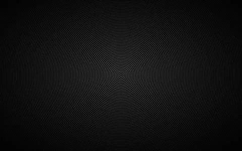 Dark abstract circle background. Black circles on grey background Stock Illustration