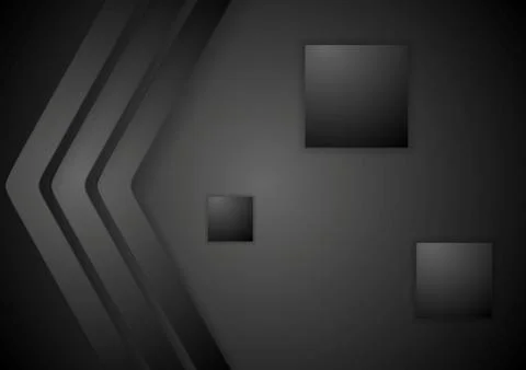 Dark abstract corporate tech background Illustrazione stock