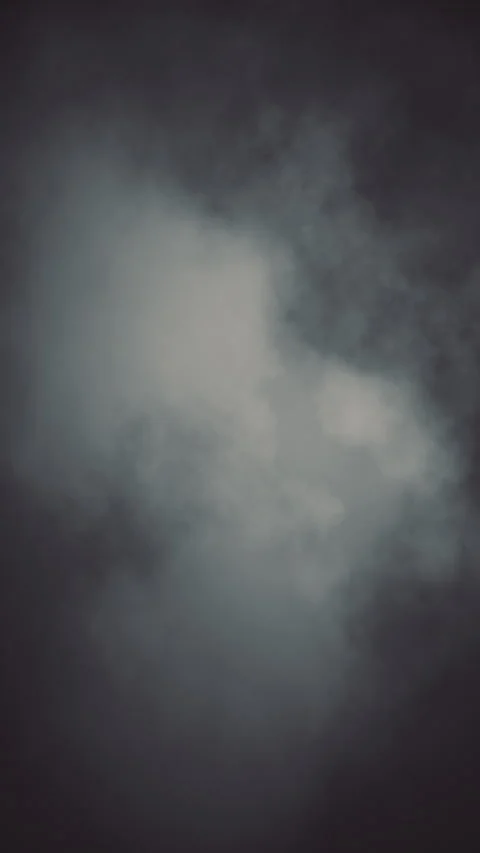 Dark Abstract Deep Space Nebula Clouds in Slow Motion Vertical Seamless Loop. Stock Footage 311128150