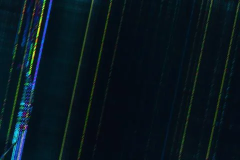 Dark abstract digital background: damaged screen matrix with interference of  Foto stock