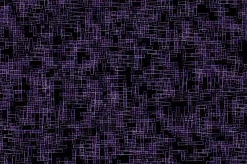 Dark abstract digital background with glowing lines and nodes Stock Illustration