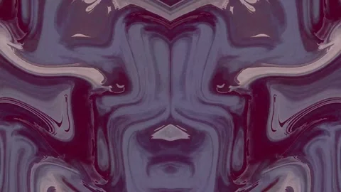 Dark abstract fluid art with swirling marble textures in deep purple and grey Stock-Footage 335272653