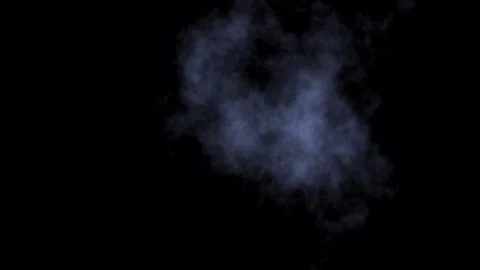 Dark Abstract Fog Cloud Motion Wispy Particles Flowing Smoothly Видео 344391294