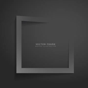 Dark abstract frame Illustrazione stock