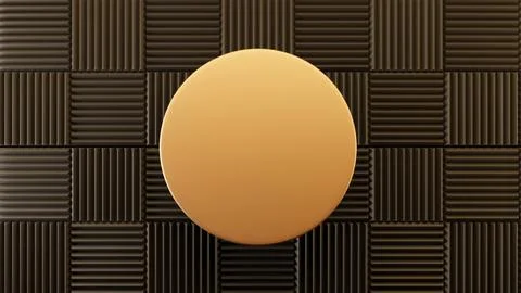 Dark Abstract geometric background 3D illustration イラスト素材