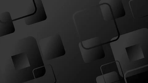 Dark abstract geometric background with black and gray elements seamless 4k Stock Footage 310223407