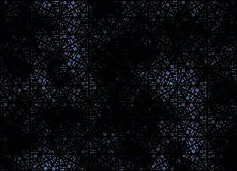 Dark abstract geometric background in black and blue Stock Illustration