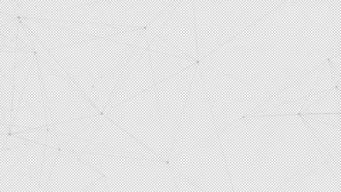 Dark Abstract Geometric Network with Interconnected Dots in Black Backgroun.. Stock Footage 341780834