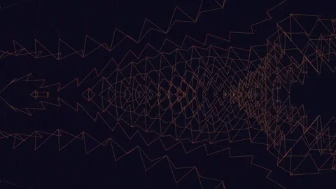 Dark Abstract Geometric Patterns Moving Slowly. Stock-Footage 330130861