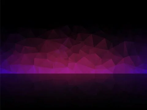 Dark abstract geometric violet background Stock Illustration