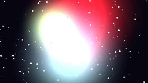 A dark abstract of glowing orb with scattered white dots Stock-Footage 330075777