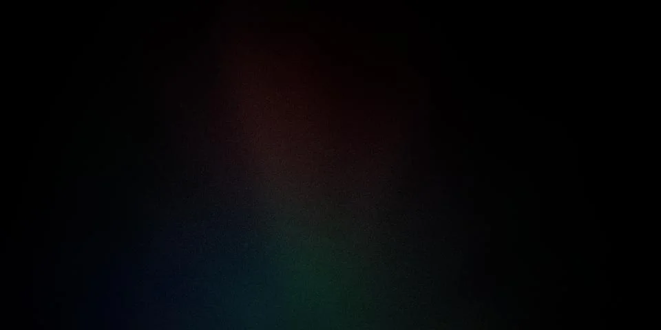 A dark, abstract gradient background with deep shades of red, green, and bl.. Illustrazione stock