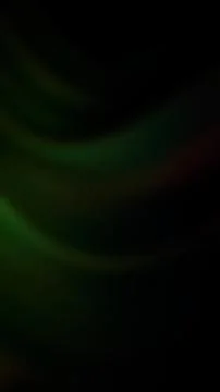 Dark abstract gradient featuring smooth flowing waves of green and black hu.. Stockillustratie