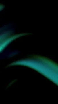 Dark abstract gradient with smooth flowing waves of green and blue hues, fe.. イラスト素材