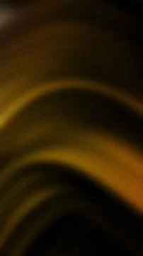 Dark abstract gradient with smooth flowing waves of gold and black hues, en.. Illustration