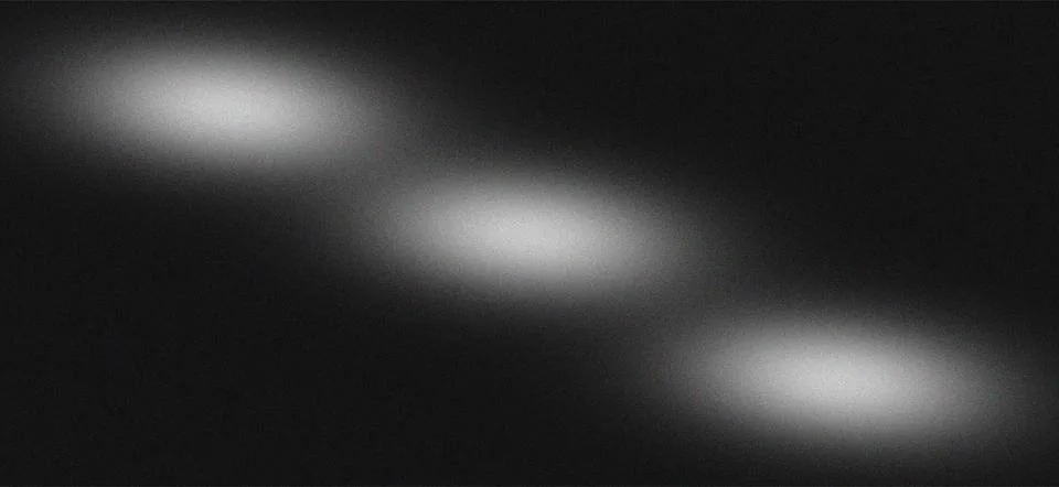 Dark Abstract Grainy Gradient Background with Soft Glowing Light Spots and .. Stock Illustration