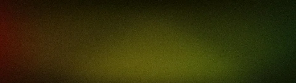 Dark abstract grainy gradient background with deep olive green and burnt or.. Stock Photos