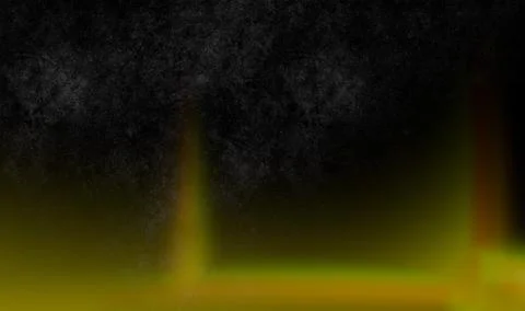 Dark Abstract Grunge Texture Background with Warm Golden Light Leak Stock Illustration