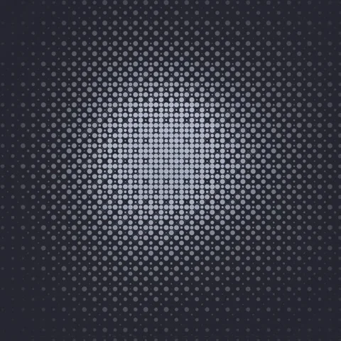 Dark Abstract Halftone Dots Background with Subtle Shine - Futuristic Tech .. Stock Footage 347812386