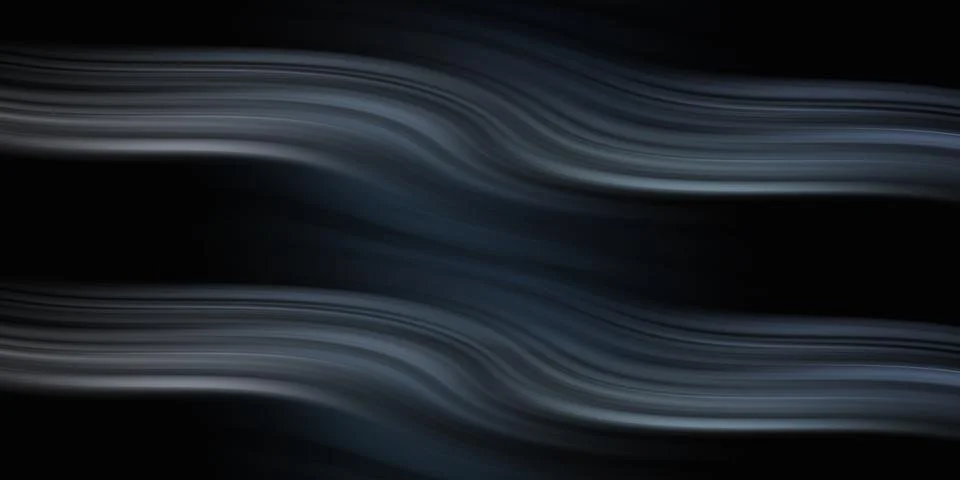 Dark Abstract Horizontal Wavy Lines Background イラスト素材
