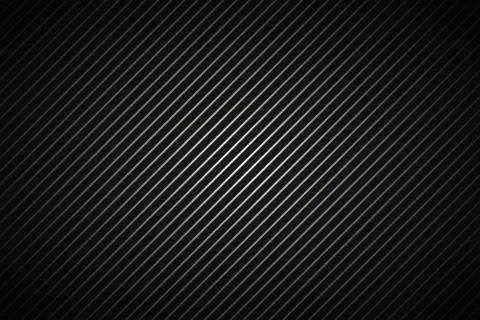 Dark abstract metallic background, black and grey striped pattern Stock Illustration
