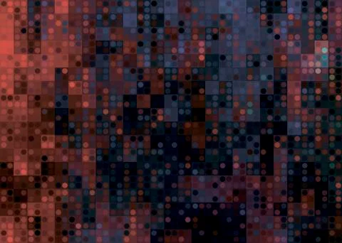 Dark abstract pixel background Stock Illustration