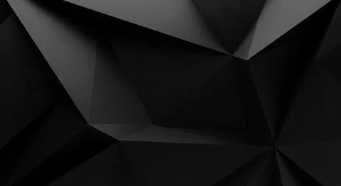 Dark abstract polygonal background with geometric shapes and modern futuris.. Stock Illustration