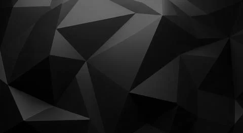 Dark abstract polygonal background with geometric shapes and modern design .. Stock Illustration