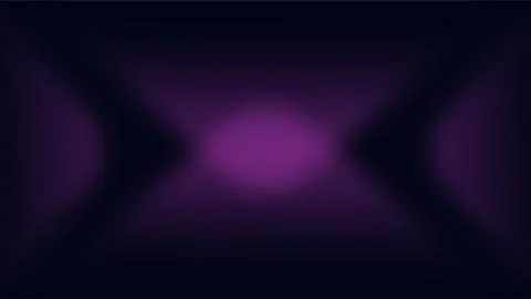 Dark Abstract Purple Neon Background with Symmetrical Glowing Geometric Sha.. Stock Illustration