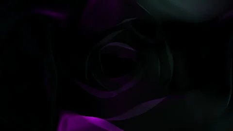 Dark abstract purple vortex tunnel with glowing flowing light waves background Stock-Footage 334139808
