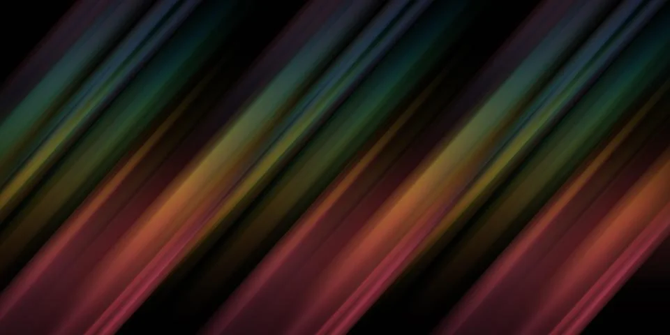 Dark Abstract Rainbow Diagonal Lines Background Stock Illustration
