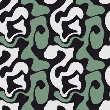 Dark abstract seamless pattern on a black background qualitative vector illus Illustrazione stock