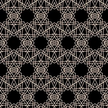Dark abstract seamless pattern, symmetrical colored background for textile de Stock Illustration
