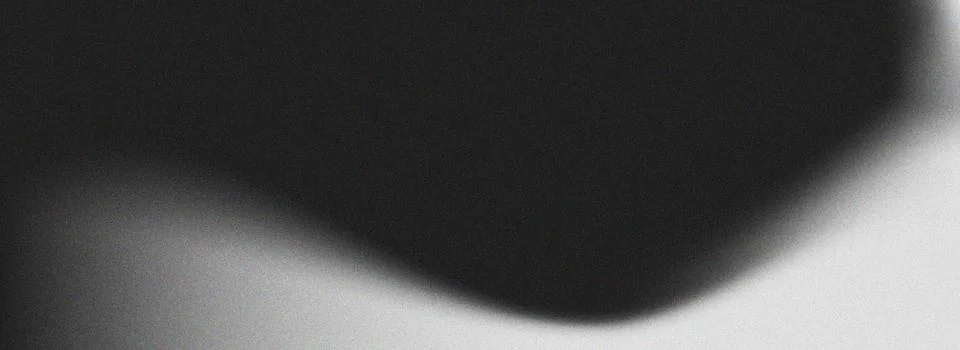 Dark abstract shape with soft light gradient on white background Stock Illustration
