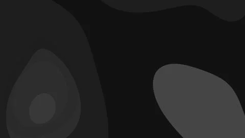 Dark abstract shapes and smooth curves form a minimalist composition with lay 库存插图