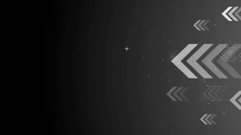 Dark abstract tech background with glowing chevron arrows and space for tex.. 動画素材 336874532
