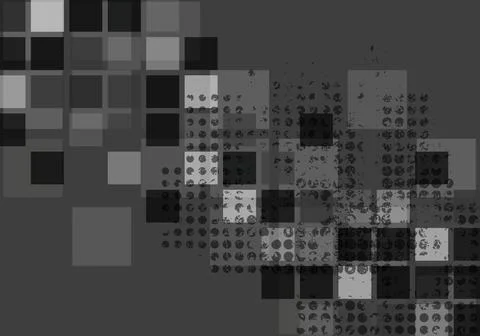 Dark abstract tech vector background Dark abstract tech background with sq... Foto stock