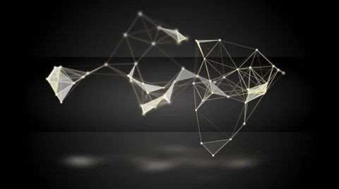Dark abstract technology futuristic network Stock Footage 63427317