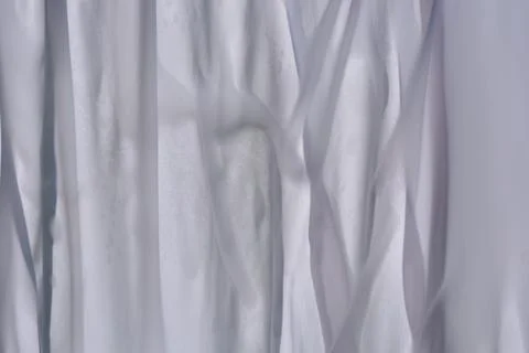 Dark abstract translucent fabric texture background 库存照片